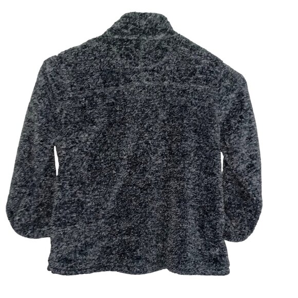 Alpine Sherpa Pullover Relaxed Cabincore 1/4 Zip Cozy Boxy Jacket Top Wms XXL - Picture 3 of 9